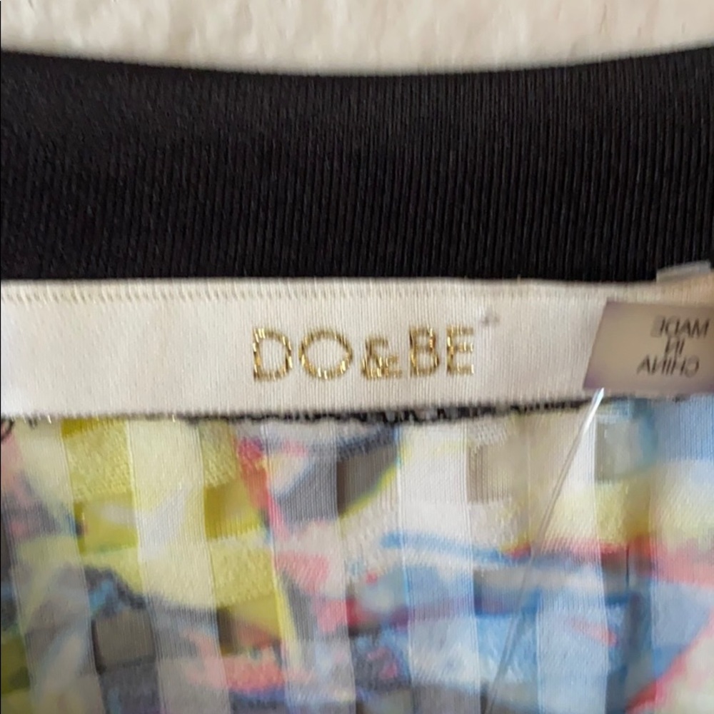 MultiColor Crop Top length pullover - Picture 2 of 3
